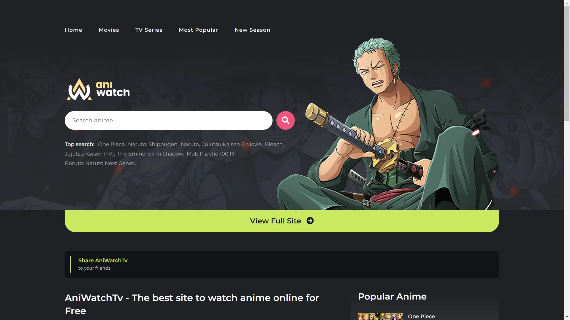 Anime Script like zoro.to Automatic