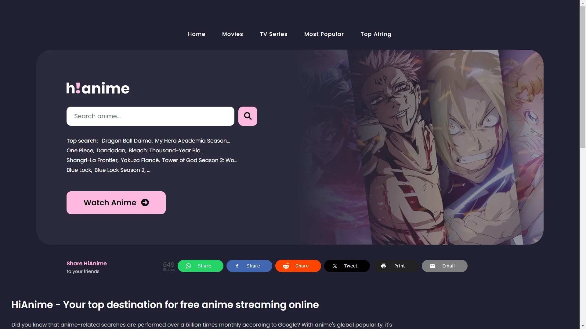 HiAnime Clone - Working Clone Of Hianime