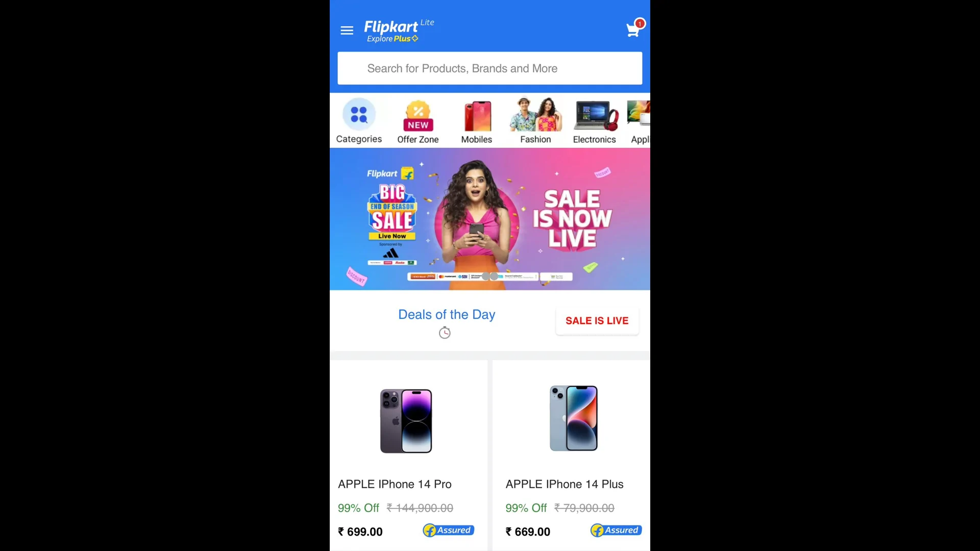 FlipKart Website Clone With Gateway