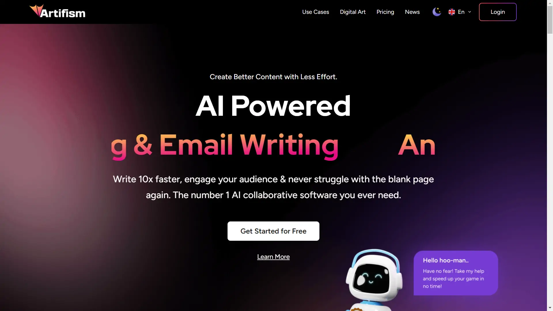Artifism - AI Content & Image Generator SaaS