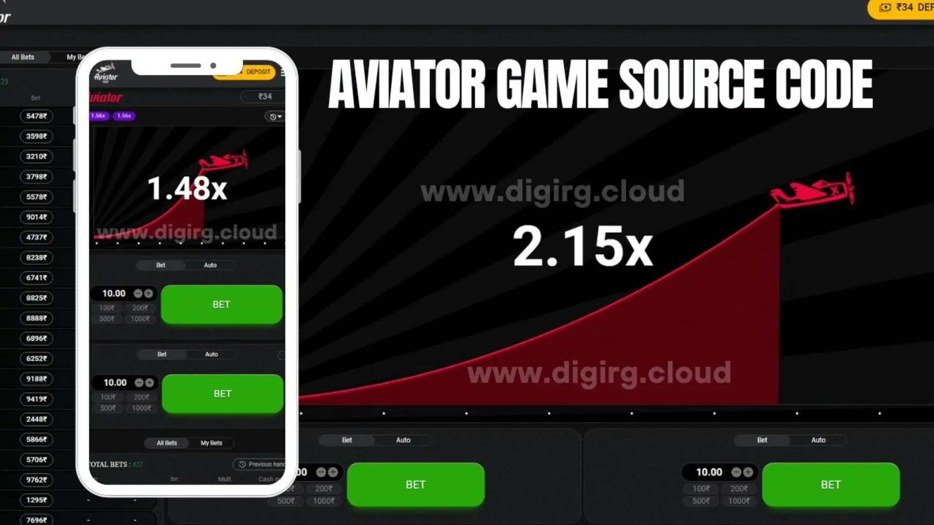 Aviator Game Source Code – Complete Script