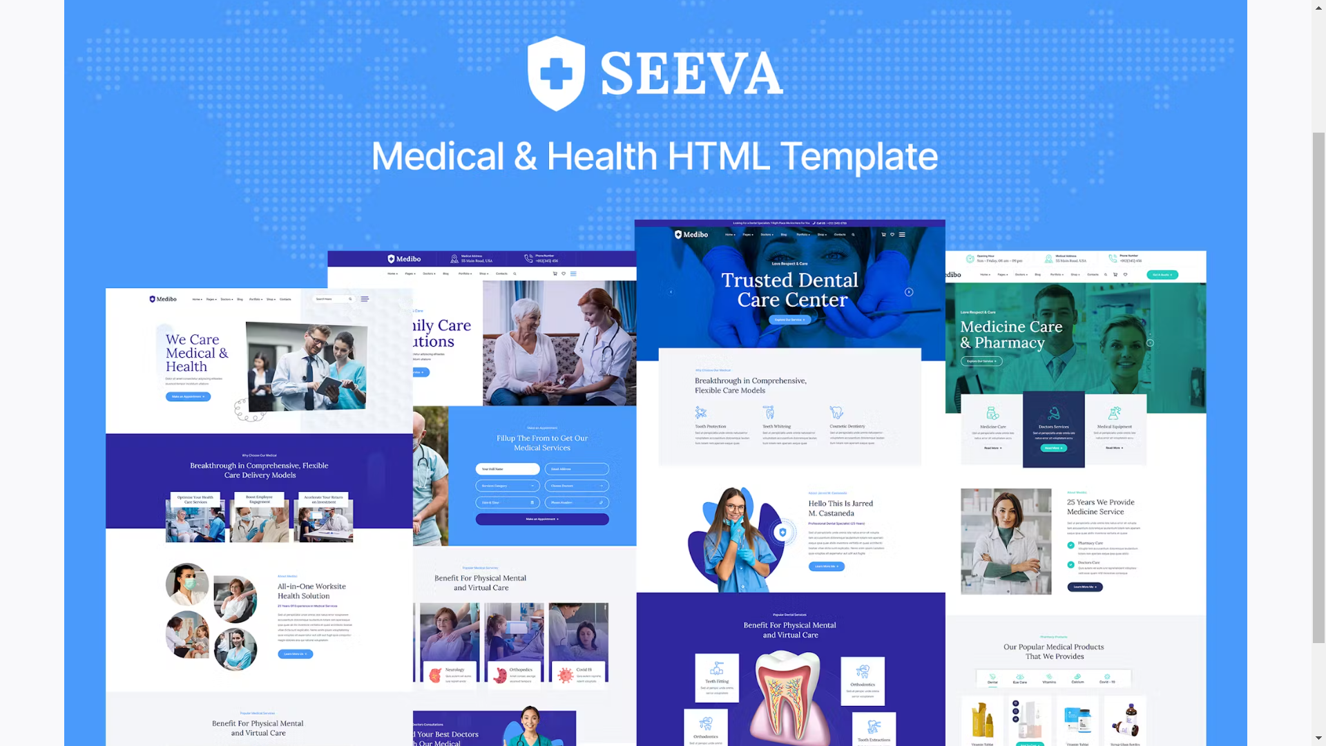 Seeva - Medical & Healthcare Service HTML Template