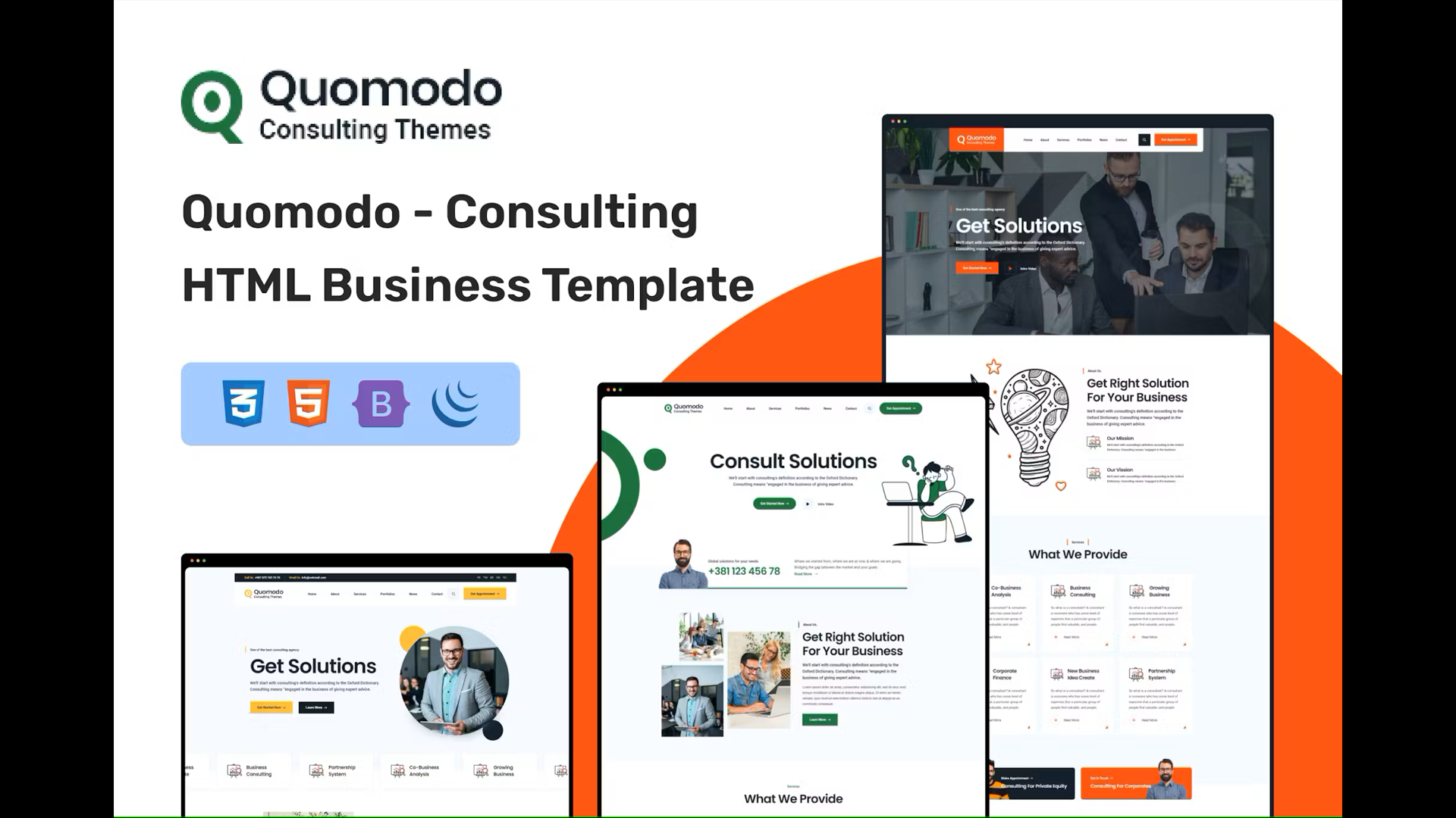 Quomodo - Consulting Agency Bootstrap Template